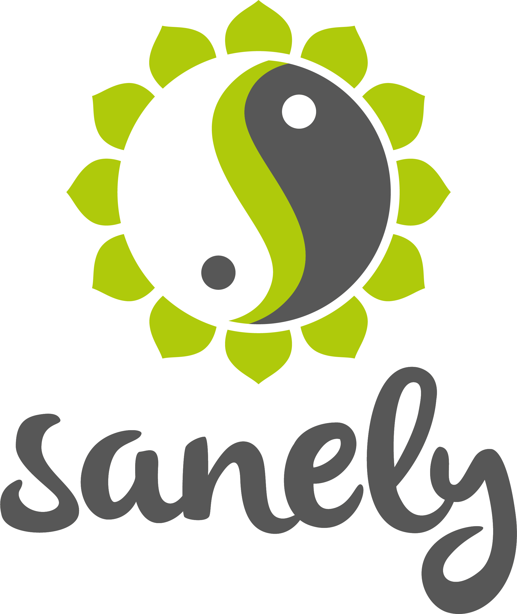 yoga - Unser Logo. Es steht für die innere Balance (Yin und Yang) und das Aufblühen Deiner selbst (Blume), dass Du körperlich wie auch geistig durch die regelmäßige Yogapraxis erlangst. - Hatha Yoga