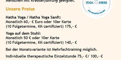 Yogakurs - Kurse für bestimmte Zielgruppen: Kurse für Senioren - Berlin-Stadt Neukölln - Hatha Yoga therapeutisch
