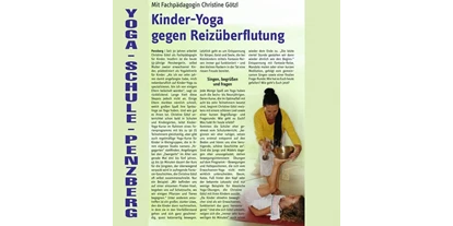 Yoga course - geeignet für: Schwangere - Penzberg - Yogagarten / Yogaschule Penzberg Bernhard und Christine Götzl