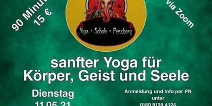 Yoga course - Mitglied im Yoga-Verband: BYV (Der Berufsverband der Yoga Vidya Lehrer/innen) - Penzberg - Yogaschule Penzberg  - Yogagarten / Yogaschule Penzberg Bernhard und Christine Götzl