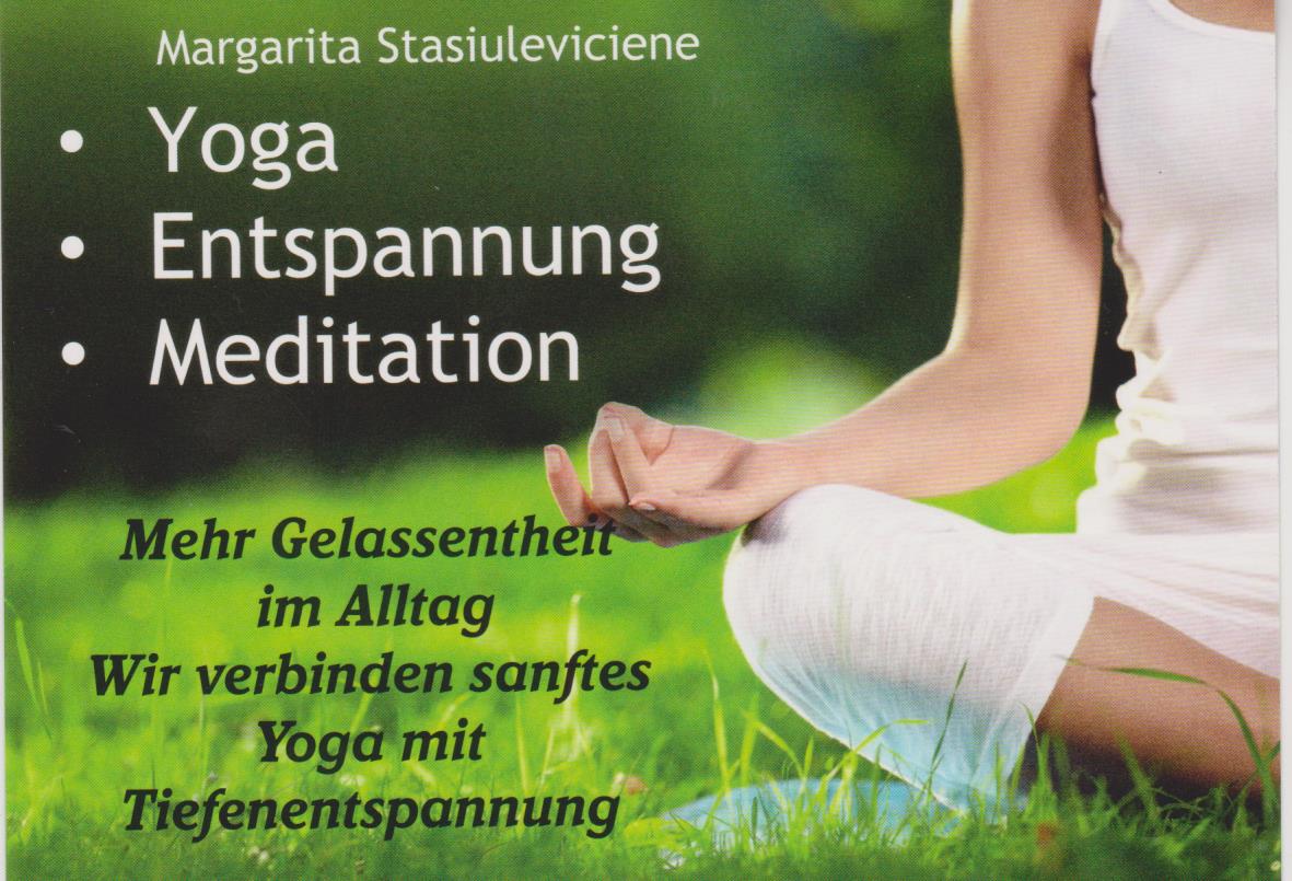 yoga - Der Ausgangspunkt ist das nach Innen schauen.
Die Außenwelt loslassen und die Aufmerksamkeit in den Körper lenken, dann ist ein Weg um innere Ruhe zu gewinnen - Margarita