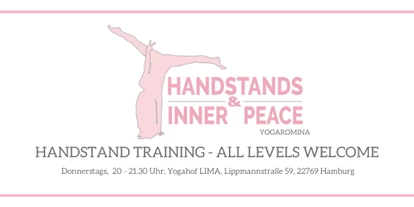 Yoga course - vorhandenes Yogazubehör: Sitz- / Meditationskissen - Hamburg-Stadt Hamburg-Nord - YogaRomina - Handstands & Inner Peace