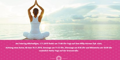 Yoga course - Kurssprache: Englisch - Köln, Bonn, Eifel ... - Yogalebenkrefeld