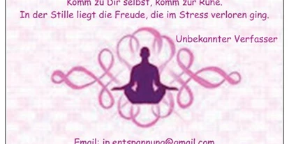 Yogakurs - Art der Yogakurse: Offene Kurse (Einstieg jederzeit möglich) - Bargteheide - Rückseite Vistenkarte  - arrange-yourself 