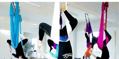 Yoga course - Yogastil: Vinyasa Flow - Kiel Ravensberg - Brunswik - Düsternbrook - 2 Mal im Jahr gibt es eine Aerial Yoga Ausbildung in 3 Modulen, die auch unabhängig von einander gebucht werden können. Trage dich hier zum Newsletter ein und du bekommst alle Termine zu Kursen, Workshops, Ausbildungen und Angeboten:
http://aerial-yoga-kiel.de/   - Aerial Yoga Ausbildung mit Nicole Quast-Prell