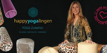 Yoga course - Ambiente: Gemütlich - Lingen - Handgemacht. Regional. Nachhaltig.
Wunderschönes Yoga Zubehör bei Happy Yoga Lingen - Happy Yoga Lingen Barbara Strube