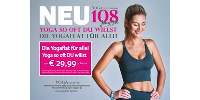 Yoga course - Weitere Angebote: Yogalehrer Ausbildungen - Bremen - Yogalifestyle Studio 108