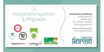 Yoga course - Mitglied im Yoga-Verband: BDYoga (Berufsverband der Yogalehrenden in Deutschland e.V.) - Lower Saxony - Birgit Weppelmann/ Yogaschule Karma