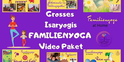 Yogakurs - geeignet für: Schwangere - Deutschland - unsere Familienyoga Videos gibt es auch zum downloaden - kreative Yogafreude von 3 bis 103 in eurem Wohnzimmer - Michaela Schötz - Isaryogis