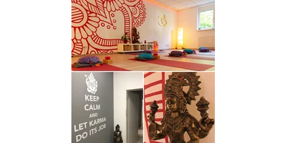 Yogakurs - vorhandenes Yogazubehör: Decken - Deutschland - Das Kamala Yoga Studio mit 3 Yogaräumen - Kamala Yoga