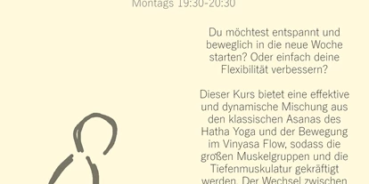 Yoga course - vorhandenes Yogazubehör: Sitz- / Meditationskissen - Bremen-Stadt Blumenthal - STRETCH & RELAX  montags 19:30-20:30 - Kristina Terentjew