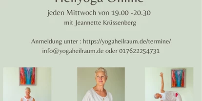 Yoga course - geeignet für: Fortgeschrittene - Yogaheilraum Jeannette Krüssenberg