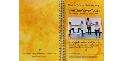 Yoga course - Unterrichtsmaterial - Buch "Stuhlyoga"  - Intuitives Räuchern mit Marion