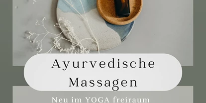 Yoga course - Ambiente: Große Räumlichkeiten - Karlskron - Ayurvedische Abhyanga Massagen - YOGA freiraum