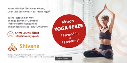 Yoga course - Erreichbarkeit: gut mit dem Auto - Lüneburger Heide - Rabatt: *bring a friend* - ShivanaYoga ♾ Sri Sai Prana Yoga® -Yoga für Alle/ Yoga für Frauen/ Yoga für Reiter*innen