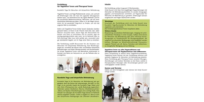 Yogakurs - Inhalte für Zielgruppen: Yoga für Rollstuhlfahrer (mobilitätseingeschränkt) - Ludwigsburg - ONLINE Fortbildung – Kundalini Yoga für Menschen mit körperlicher Behinderung