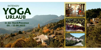Yoga course - Yoga Elemente: Pranayama - Yoga Retreat August 2023 – L’Adret de Cornillac (nördliche Provence- Drôme)