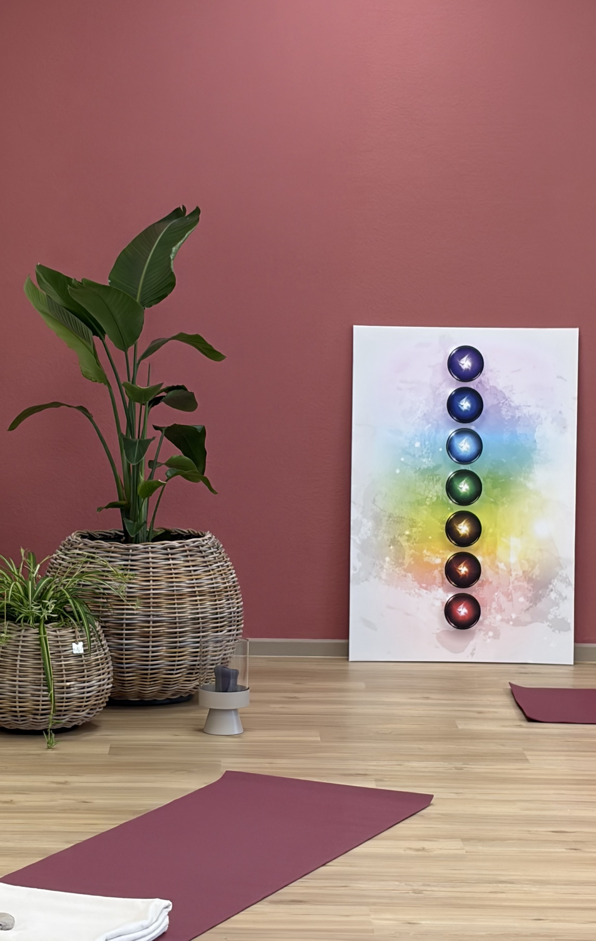 Yogakurs - geeignet für: Anfänger - Soltau - Detail des Yogaraumes - Yogastuuv