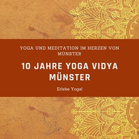 Yoga: 10 Jahre Yoga Vidya Münster - Komm vorbei! - Hatha-Yoga Präventionskurs für Anfänger