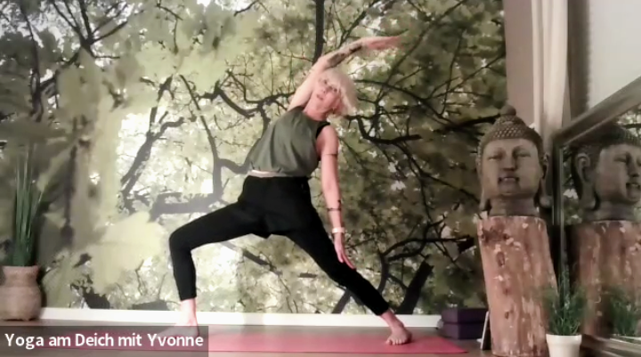 Yogaevent: Online-Yoga für alle, die nicht hier bei mir an der Küste wohnen.  - Kloster-Yoga-Wochenende am Ufer der Schlei in Schleswig-Holstein
