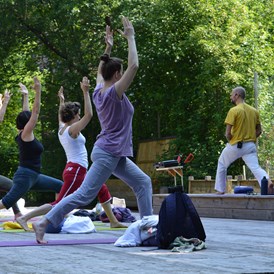 Yoga: Yoga Außenplattform Surya - Yoga Vidya e.V.