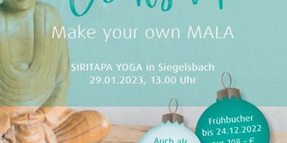 Yoga - Deutschland - Make a litte wish - Make your own Mala!  Workshop - Siegelsbach (Bad Rappenau) 