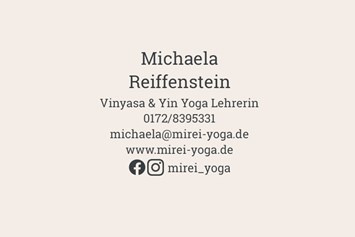 Yoga: Kontaktdaten - MiRei Yoga - Vinyasa | Yin | Inside Flow Yoga 