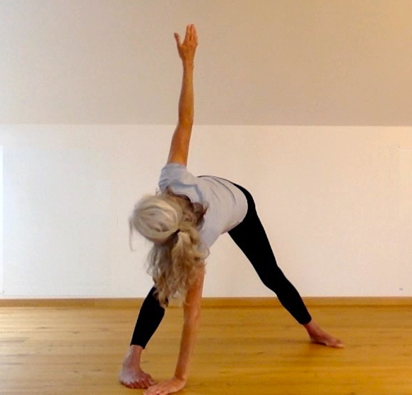 Yoga: Dreieck gedreht, trikonasana - Yoga Petra Himmel