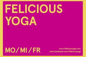 Yoga: FELICIOUS YOGA: Montags abends live in der Turnhalle, Ohlauerstraße 24
Montags und Mittwochs 8:30-9:30 online via zoom - Felicious Yoga