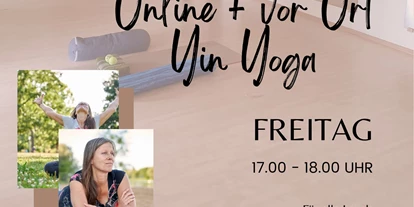 Yogakurs - spezielle Yogaangebote: Yogatherapie - Röthenbach an der Pegnitz - Yin Yoga - Yin  Yoga