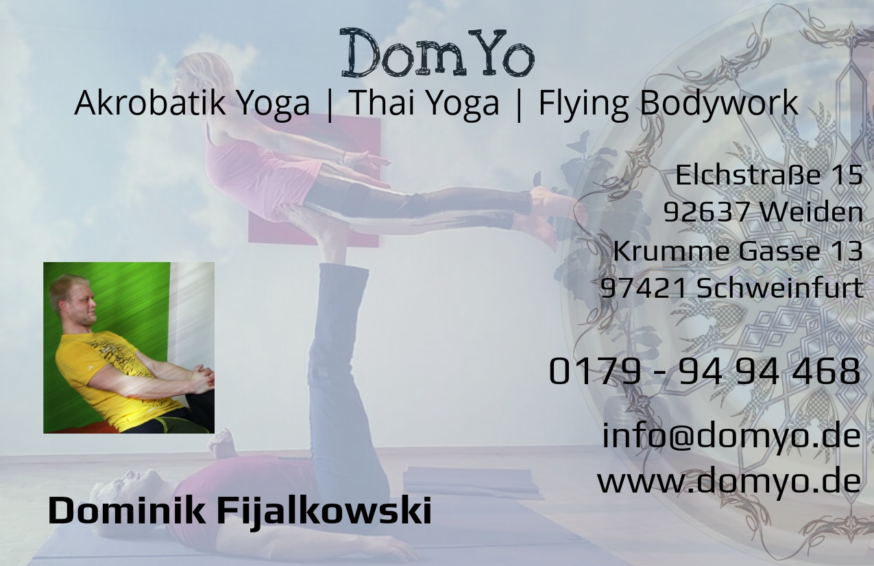 Yoga course - Yogastil: Hatha Yoga - Franken - domyo - Dominiks Yoga