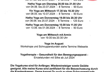 Yoga: Yogawerkstatt                          Silke Weber