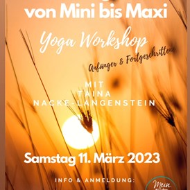 Yogaevent: Sonnengrüße von Mini bis Maxi 