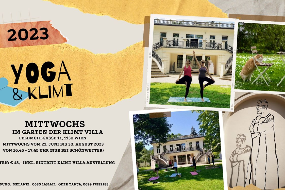 Yoga: Yoga im Garten der Klimt Villa – Sommer 2023 