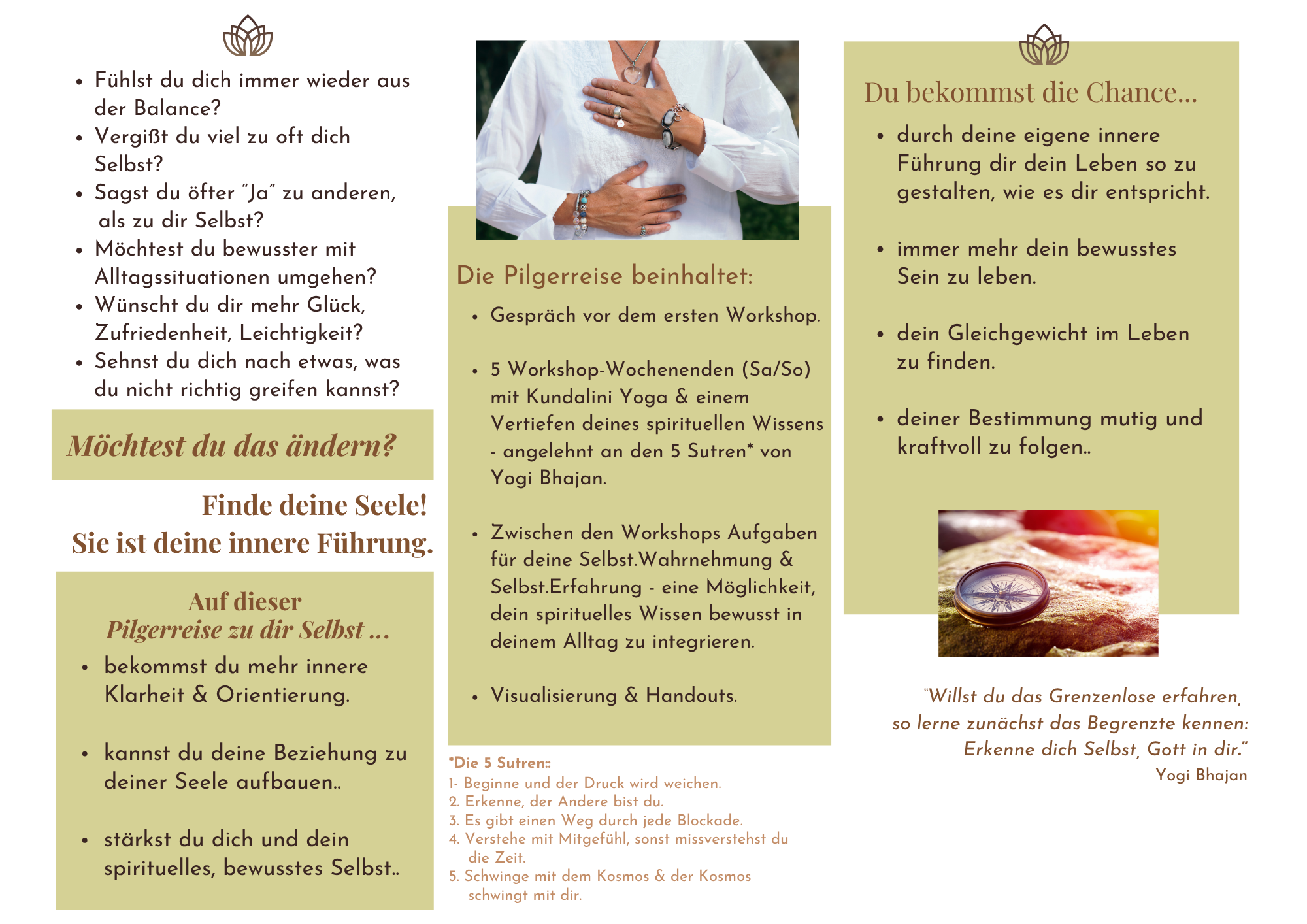 Clase de yoga - Bremen-Stadt - Pilgerreise zu dir Selbst (2) - Kundalini Yoga