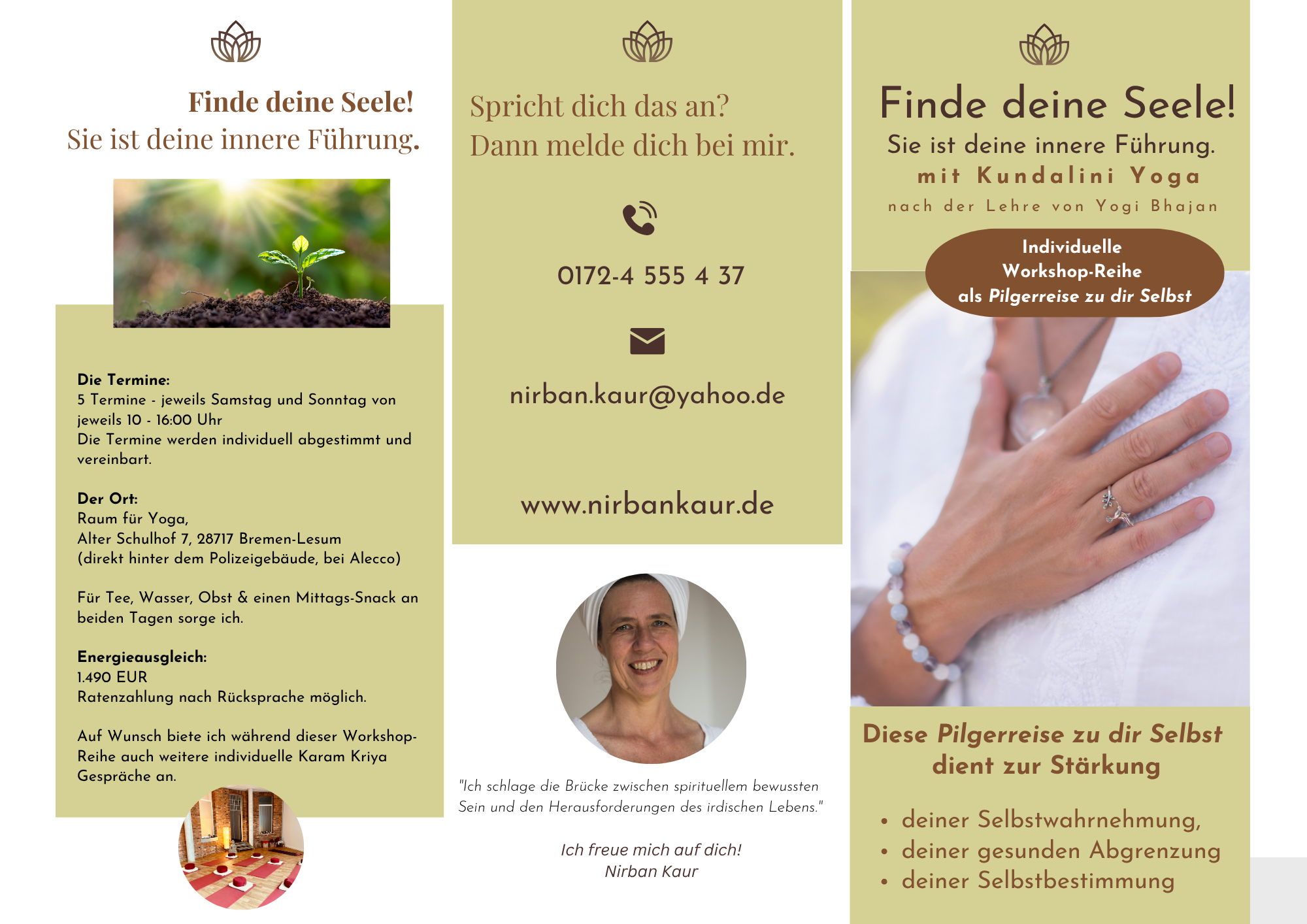 Clase de yoga - Bremen-Stadt - Pilgerreise zu dir Selbst (1) - Kundalini Yoga