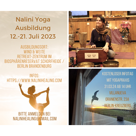 Yogalehrer Ausbildung: Nalini Yoga Ausbildung 12.-21. Juli 2023