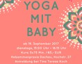 Yoga: Flyer Yoga mit Baby Dachau - NEU ab September - Meine Yogaliebe