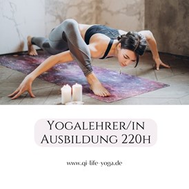 Yogalehrer Ausbildung: Yogalehrer Ausbildung, Vinyasa Yoga, Power Yoga - Qi-Life Yogalehrer Ausbildung 220h