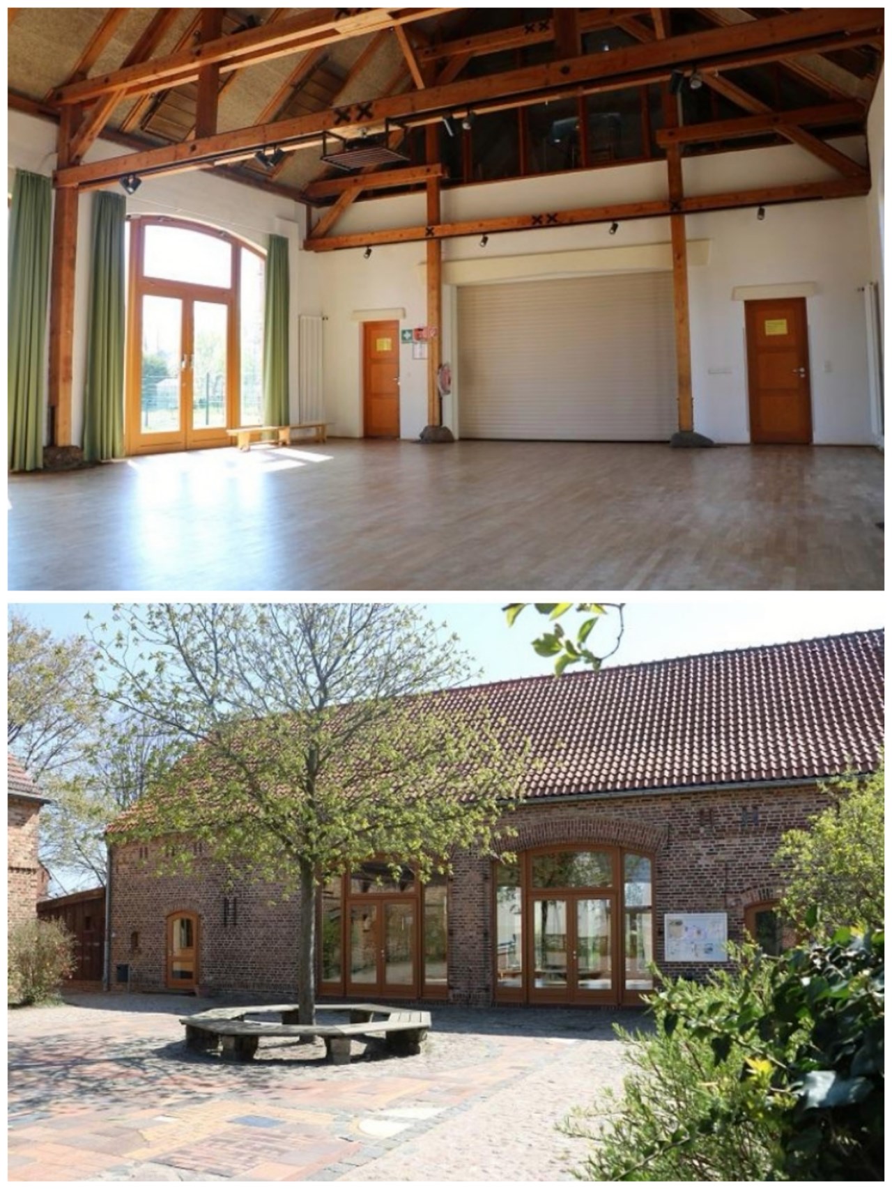 CANTIENICA® Yoga in Potsdam und Berlin Impresiones en imágenes Nuestro gran granero de yoga en Langerwisch 