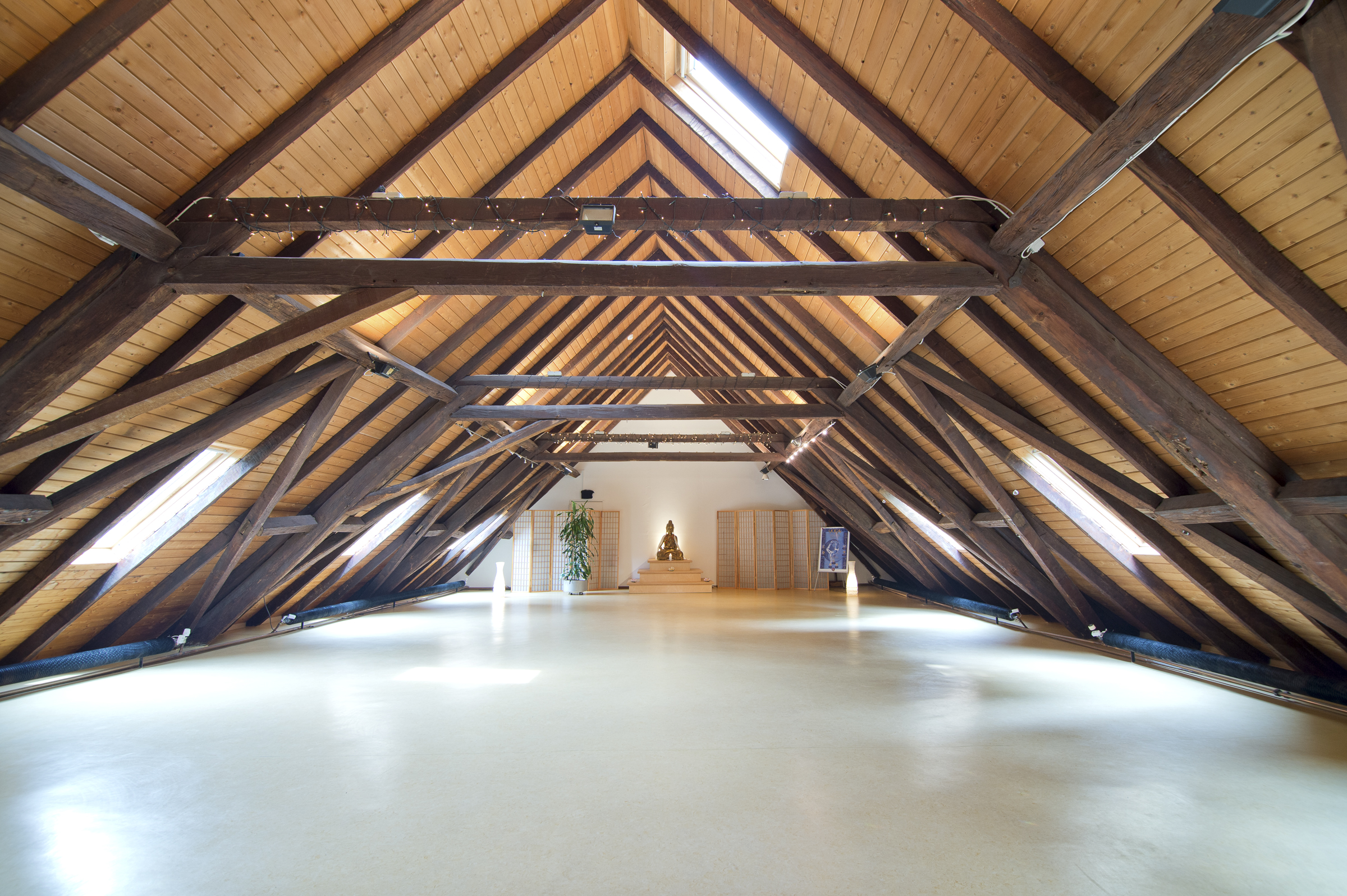 Yoga: Praxisraum - Yoga Institut Schloss Lüntenbeck