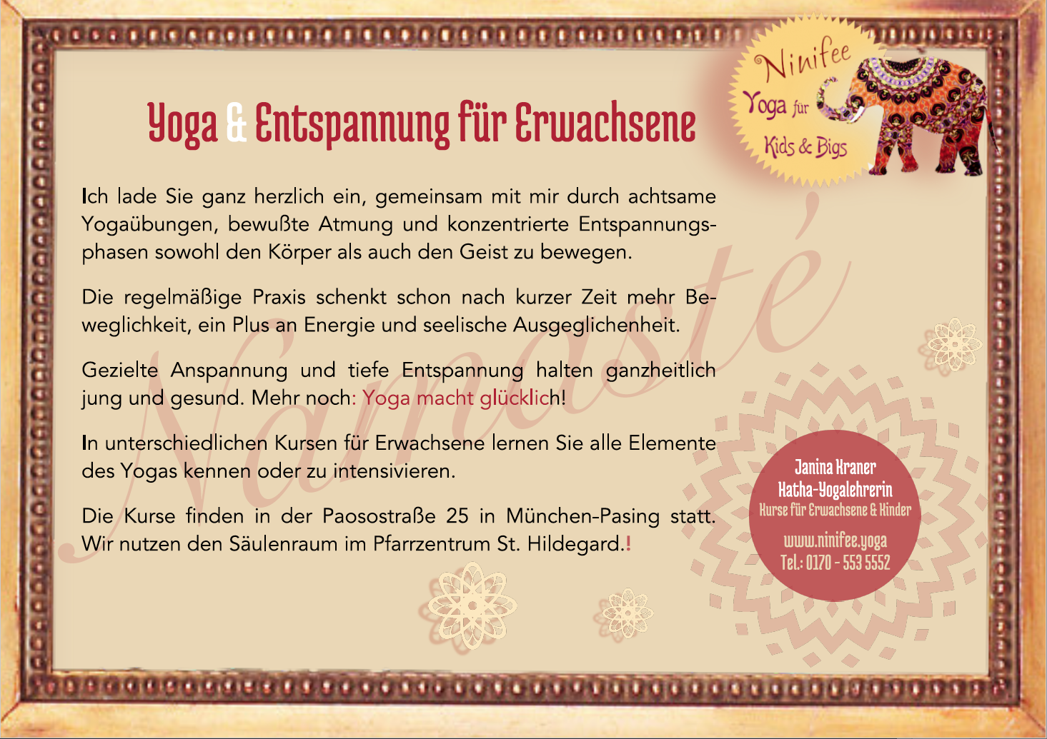 Yoga: Janina Kraner