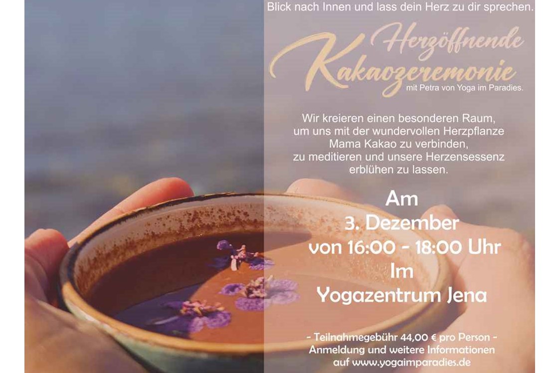 Yogaevent: Kakaozeremonie Jena