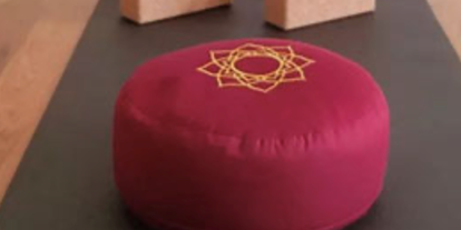 Yogakurs - vorhandenes Yogazubehör: Sitz- / Meditationskissen - Bielefeld - Hatha Yoga Praxis für Physiotherapie Rainer Wicht