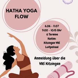Yoga: Hatha Yoga Flow bei der VHS in Kitzingen am Donnerstag Vormittag ab 6.06 - Crearomawerkstatt Yoga und Ätherische Öle