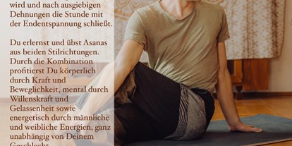 Yogakurs - gesprochene Sprache(n): Deutsch - Hatha meets Yin | 8 Wochen Onlinekurs Mittwochs 20h-21h