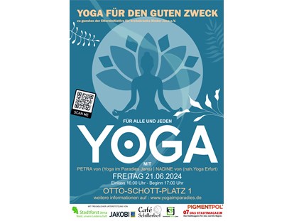 Yogakurs - geeignet für: Singles - Deutschland - Yoga für den guten Zweck! Das große Charité-Yoga Event in Jena.