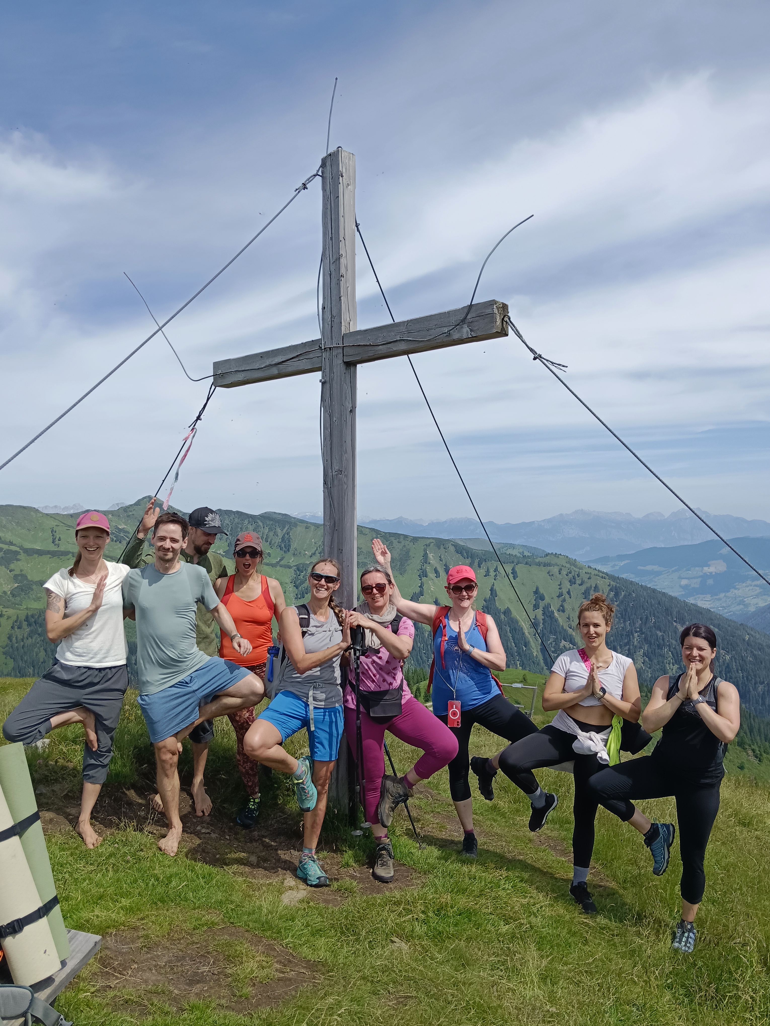 Yoga: Gipfelwanderung beim Sommerretreat - Yoga Retreats in Donnersbachwald