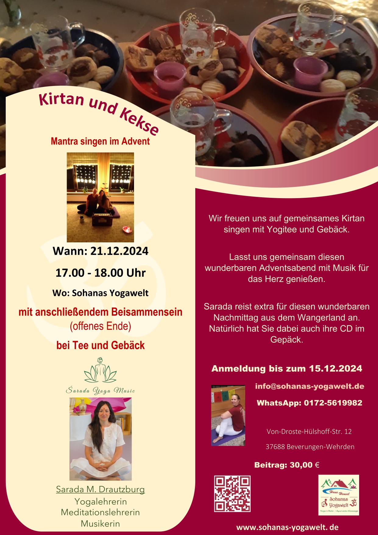 Yogaevent: Kirtan und Kekse  - Kirtan und Kekse 