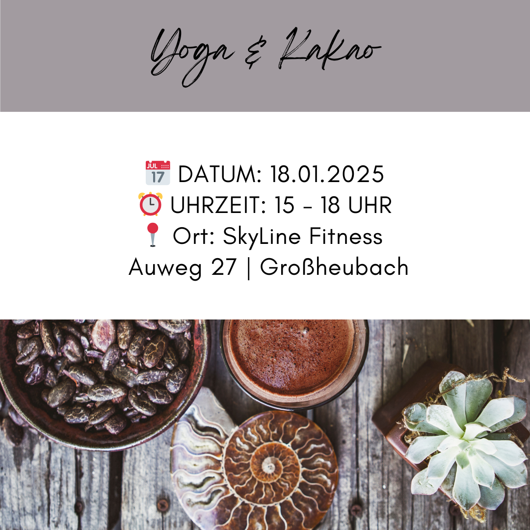Yogaevent: Yoga & Kakaozeremonie